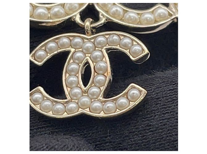 Chanel Brosche mit Kunstperlen - Ansicht 5