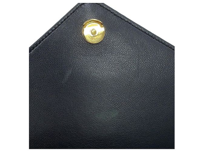 Borsa a tracolla Saint Laurent Paris Gabby Satchel Nero Bianco - vista 10