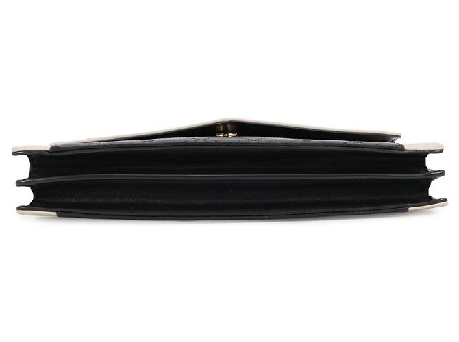 Borsa a tracolla Saint Laurent Paris Gabby Satchel Nero Bianco - vista 3