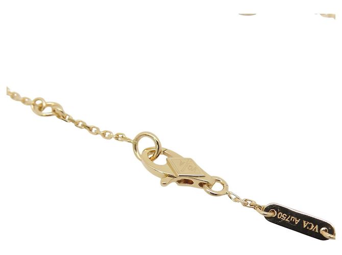 Bracciale Sweet Alhambra in madreperla e oro giallo 18K Van Cleef & Arpels - vista 4
