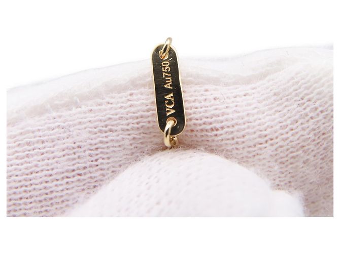 Bracciale Sweet Alhambra in madreperla e oro giallo 18K Van Cleef & Arpels - vista 5