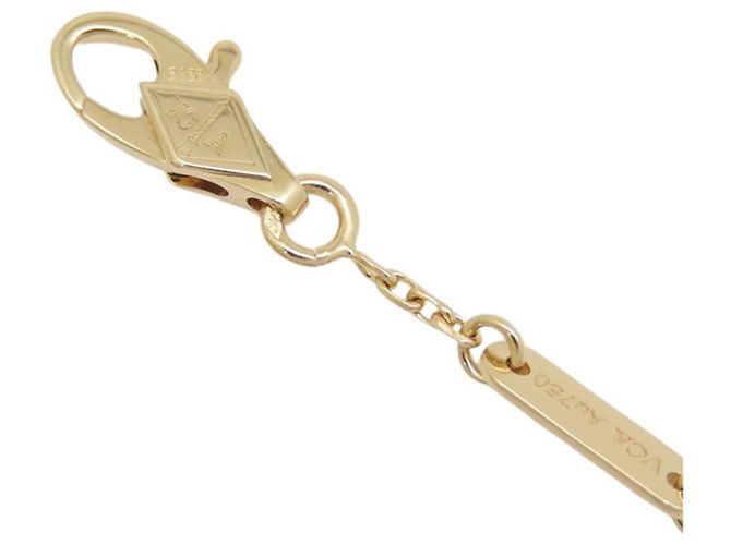Bracciale Sweet Alhambra in madreperla e oro giallo 18K Van Cleef & Arpels - vista 7