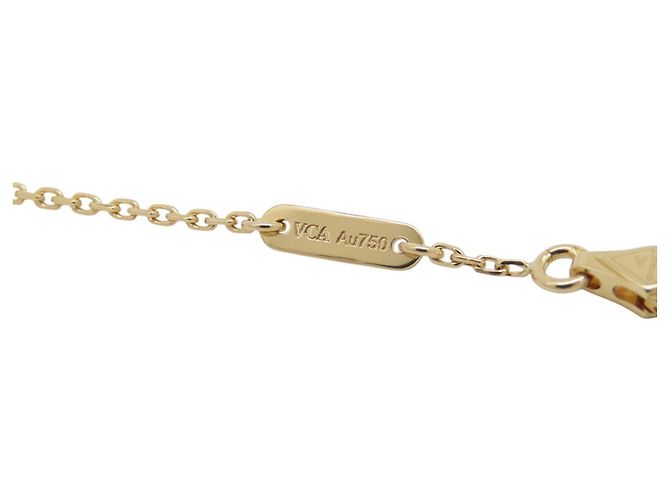 Bracciale Sweet Alhambra in madreperla e oro giallo 18K Van Cleef & Arpels - vista 8