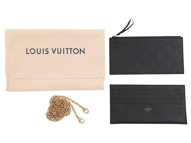 Cartera con cadena Louis Vuitton Monogram Empreinte Negro - vista 12