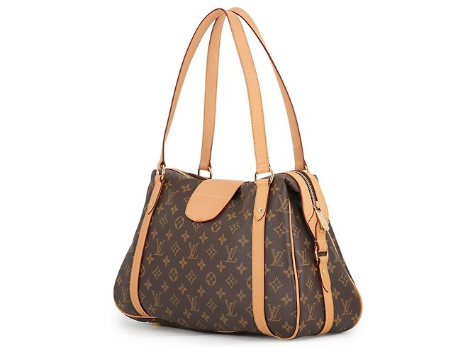 Borsa a tracolla Louis Vuitton Monogram Streza PM Marrone - vista 2