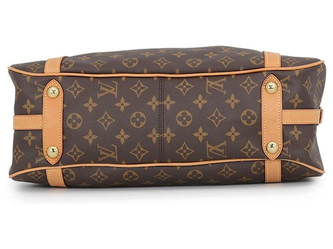 Borsa a tracolla Louis Vuitton Monogram Streza PM Marrone - vista 3