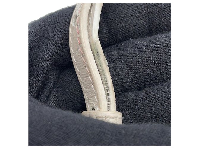 Borsa a tracolla mini Balenciaga Lucagol in pelle goffrata Bianco - vista 15