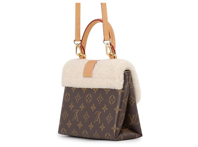Borsa Louis Vuitton Monogram Mouton Rocky BB Marrone - vista 2