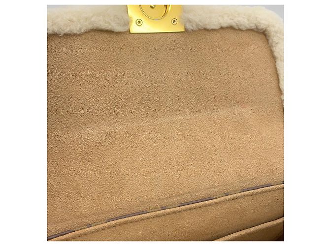 Borsa Louis Vuitton Monogram Mouton Rocky BB Marrone - vista 9