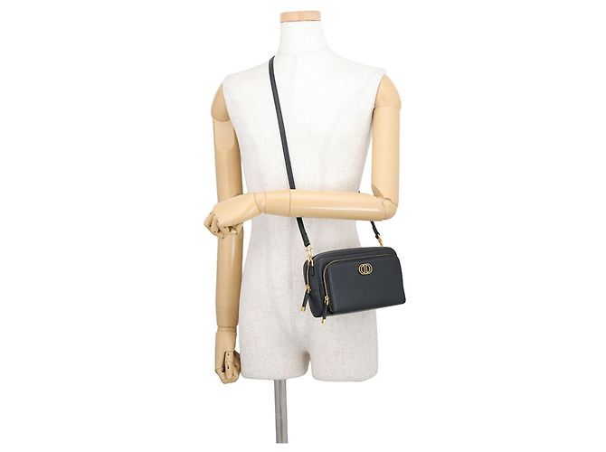 Borsa a tracolla Christian Dior in pelle nera Nero - vista 4