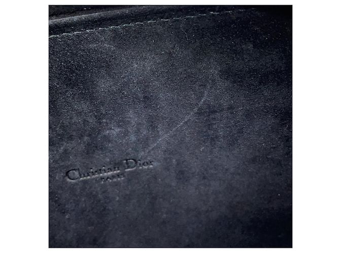 Borsa a tracolla Christian Dior in pelle nera Nero - vista 7