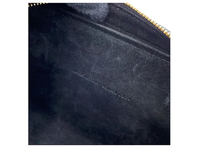 Borsa a tracolla Christian Dior in pelle nera Nero - vista 8