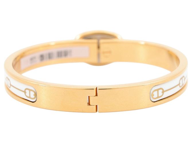 Hermès Hermes Chaine d'Ancre Mini Click PM Bracelet Bianco D'oro - vista 3