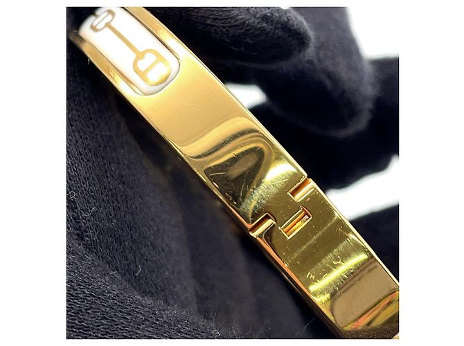 Hermès Hermes Chaine d'Ancre Mini Click PM Bracelet Bianco D'oro - vista 7