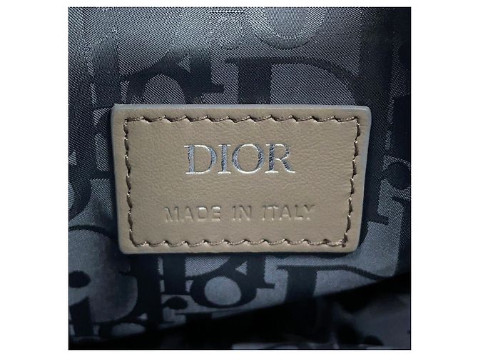 Borsa Saddle Christian Dior Marrone Beige - vista 14