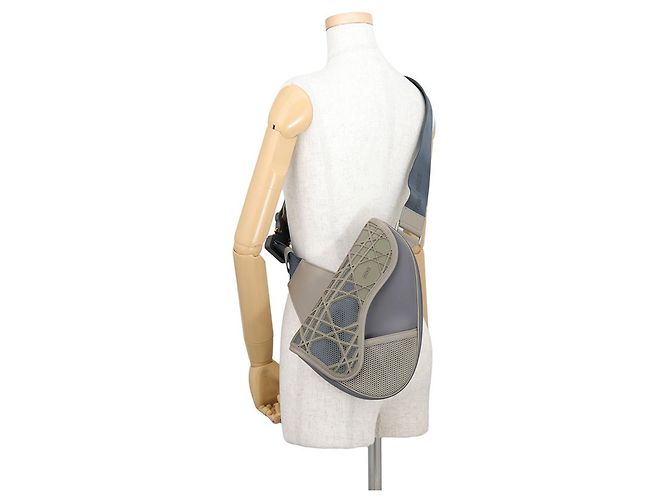 Borsa Saddle Christian Dior Marrone Beige - vista 5