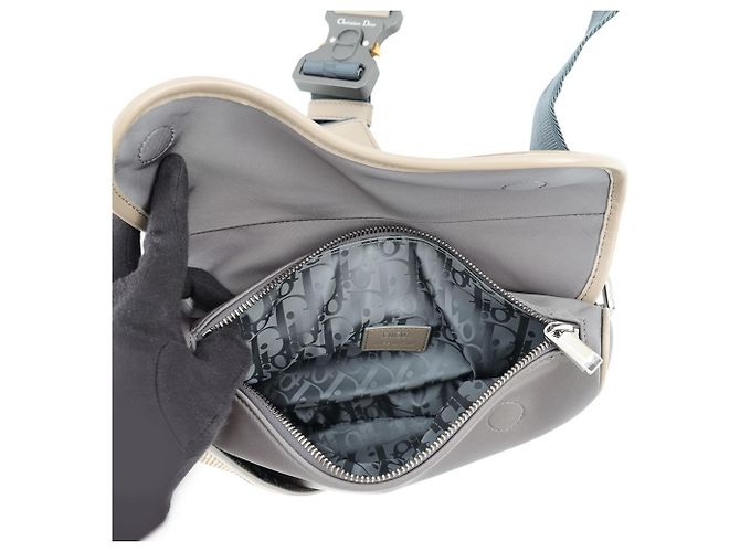 Borsa Saddle Christian Dior Marrone Beige - vista 6