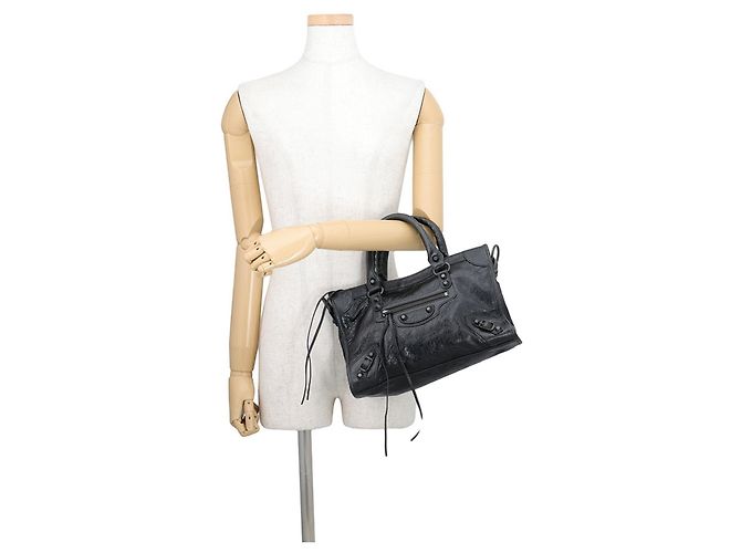Borsa Balenciaga Le City Small Nero - vista 4