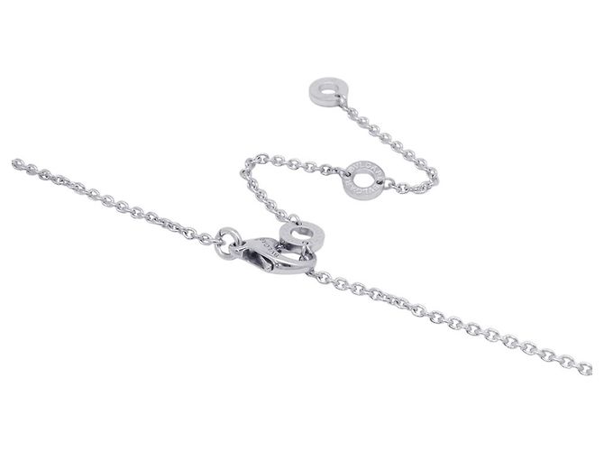 Bulgari Collana Bvlgari B-zero1 in Oro Bianco 18K e Diamanti - vista 5
