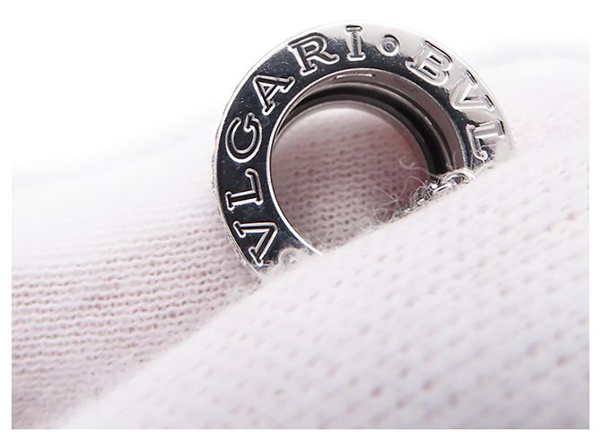 Bulgari Collana Bvlgari B-zero1 in Oro Bianco 18K e Diamanti - vista 6