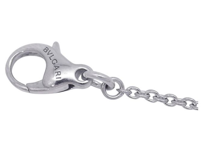 Bulgari Collana Bvlgari B-zero1 in Oro Bianco 18K e Diamanti - vista 9