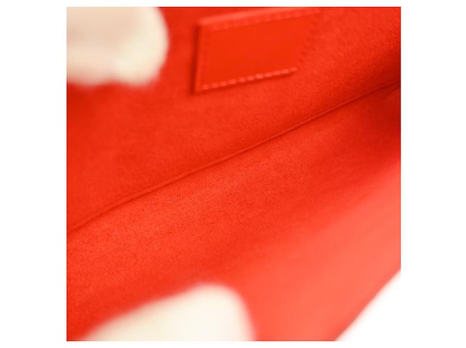 Pochette Félicie Louis Vuitton Pochette Felicie Epi Large Rosso - vista 3