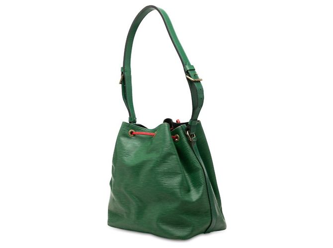 Noe Borsa a tracolla Louis Vuitton Epi Petit Noé Rosso Multicolore Verde - vista 2