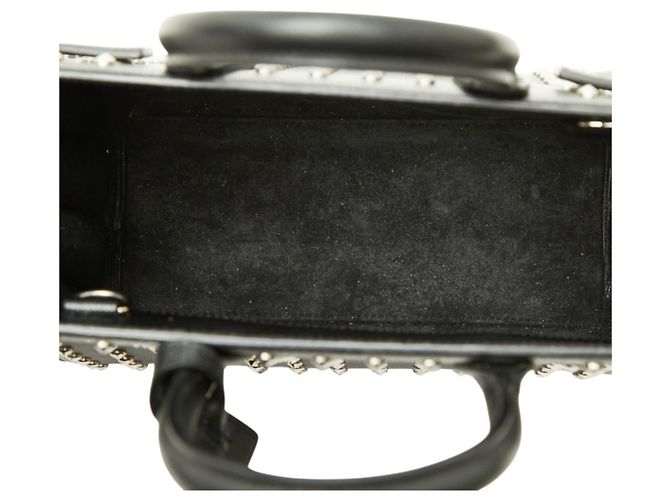 Saint Laurent Sac de Jour Nano Studded Handbag Preto - vista 8