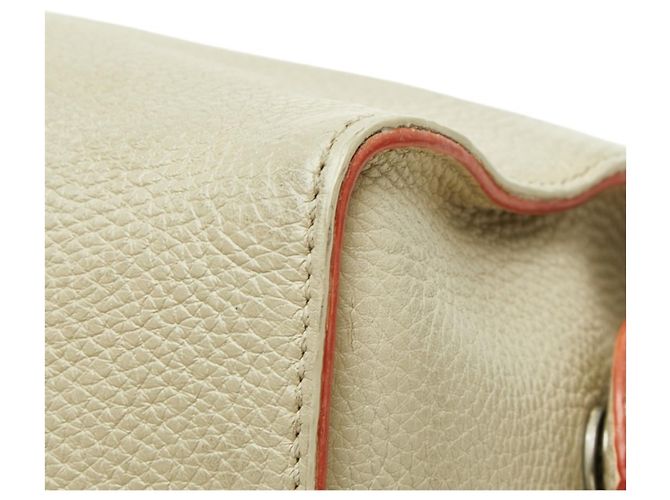 Borsa Fendi Selleria Lei Beige Grigio - vista 4