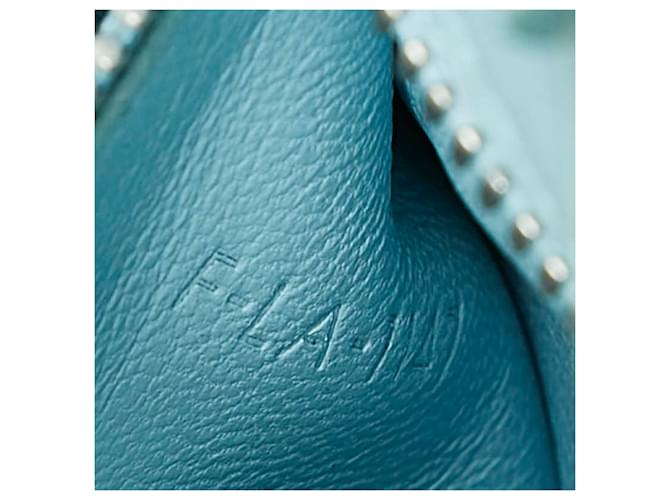 Céline Borsa a tracolla Celine Classic Box Blu - vista 10
