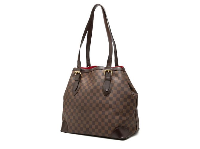 Borsa a tracolla Louis Vuitton Damier Hampstead GM Marrone Damier ebene - vista 2