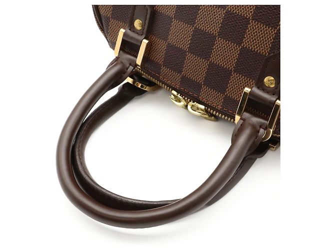 Bolso de mano Louis Vuitton Damier Rivera Mini Castaño Damier ebene - vista 5