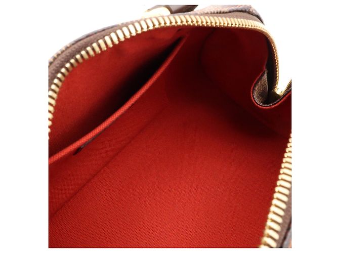 Bolso de mano Louis Vuitton Damier Rivera Mini Castaño Damier ebene - vista 8