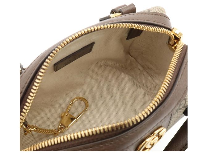 Borsa a mano Gucci Ophidia GG Supreme Marrone Beige Verde - vista 8