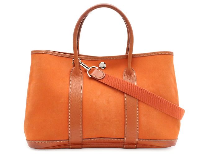 Hermès Borsa Tote Hermes Garden TPM Arancione - vista 2