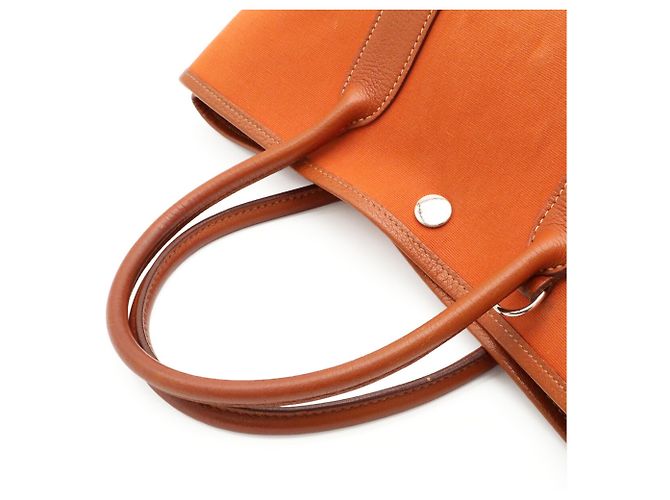 Hermès Borsa Tote Hermes Garden TPM Arancione - vista 5