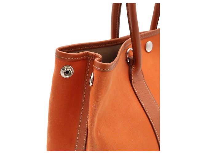 Hermès Borsa Tote Hermes Garden TPM Arancione - vista 7