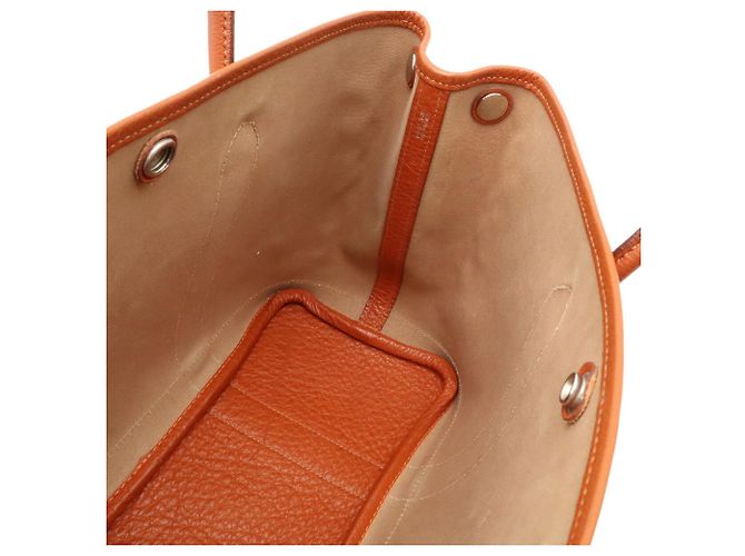 Hermès Borsa Tote Hermes Garden TPM Arancione - vista 9
