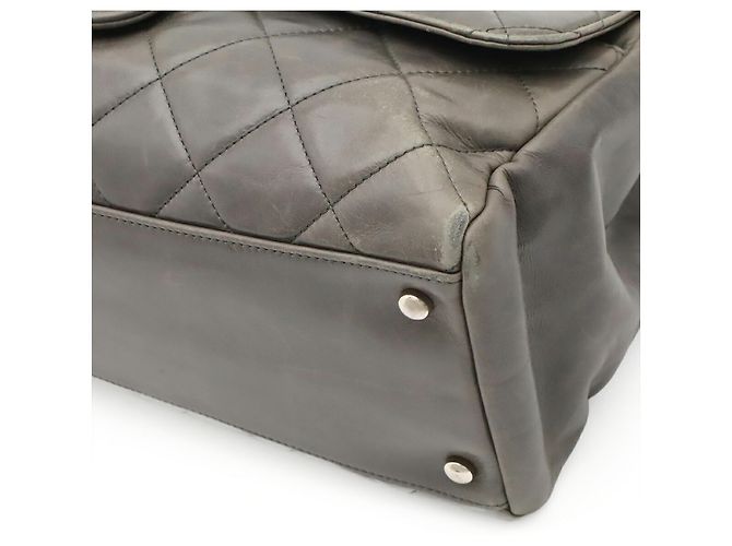 Borsa CHANEL Matelassé CC Delivery Marrone Nero - vista 4