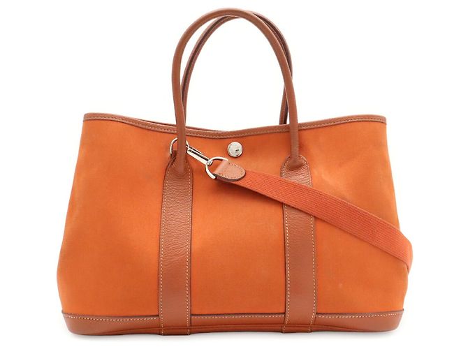 Hermès Borsa Tote Hermes Garden TPM Arancione - vista 2