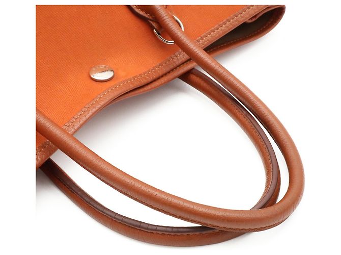 Hermès Borsa Tote Hermes Garden TPM Arancione - vista 5