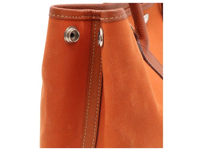 Hermès Borsa Tote Hermes Garden TPM Arancione - vista 7
