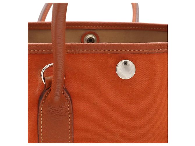 Hermès Borsa Tote Hermes Garden TPM Arancione - vista 8