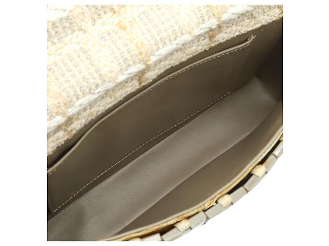 Borsa a tracolla Chanel Puzzle Coco Mark Grigio - vista 10