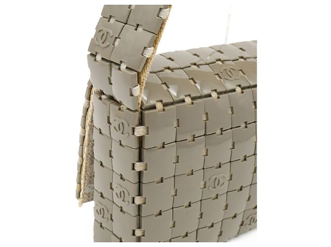 Borsa a tracolla Chanel Puzzle Coco Mark Grigio - vista 5