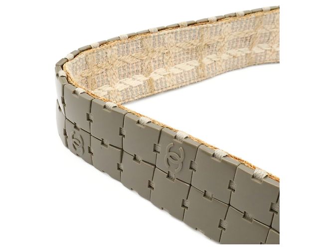 Borsa a tracolla Chanel Puzzle Coco Mark Grigio - vista 6
