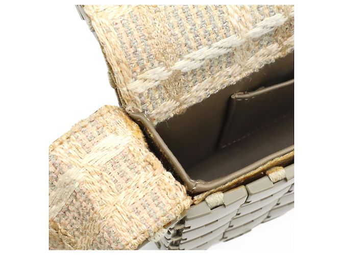 Borsa a tracolla Chanel Puzzle Coco Mark Grigio - vista 9