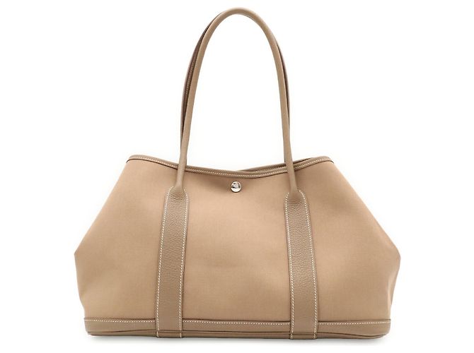 Hermès Borsa a spalla Hermes Garden Shoulder Tote Bag Taupe - vista 2
