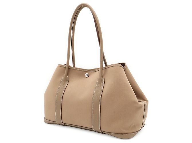 Hermès Borsa a spalla Hermes Garden Shoulder Tote Bag Taupe - vista 3