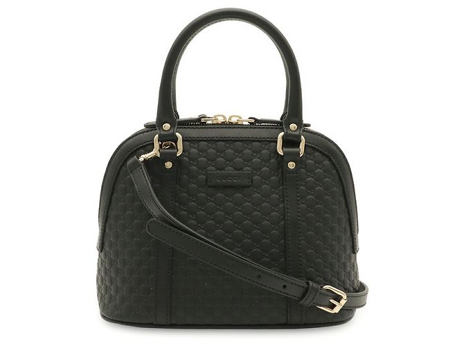 Borsa a mano in pelle Microguccissima Gucci Nero - vista 2